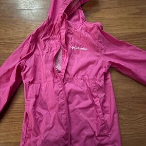 Columbia Kids Bright Pink Raincoat